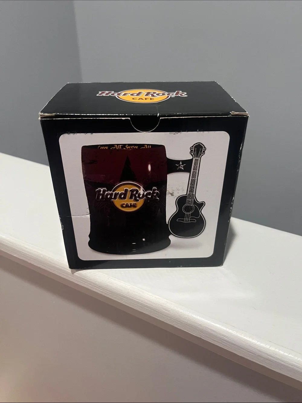 Hard Rock Café HRC Paris Guitar Handle Mug New in Box Hard Rock Cafe Collectors